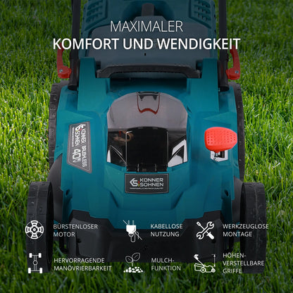 "Könner & Söhnen" Akku-Rasenmäher KS 43LM-40V