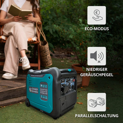 "Könner & Söhnen" Inverter-Generator KS 5500iE S - 5kW Nennleistung - 230V