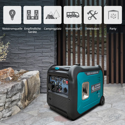 "Könner & Söhnen" Inverter-Generator KS 5500iE S - 5kW Nennleistung - 230V