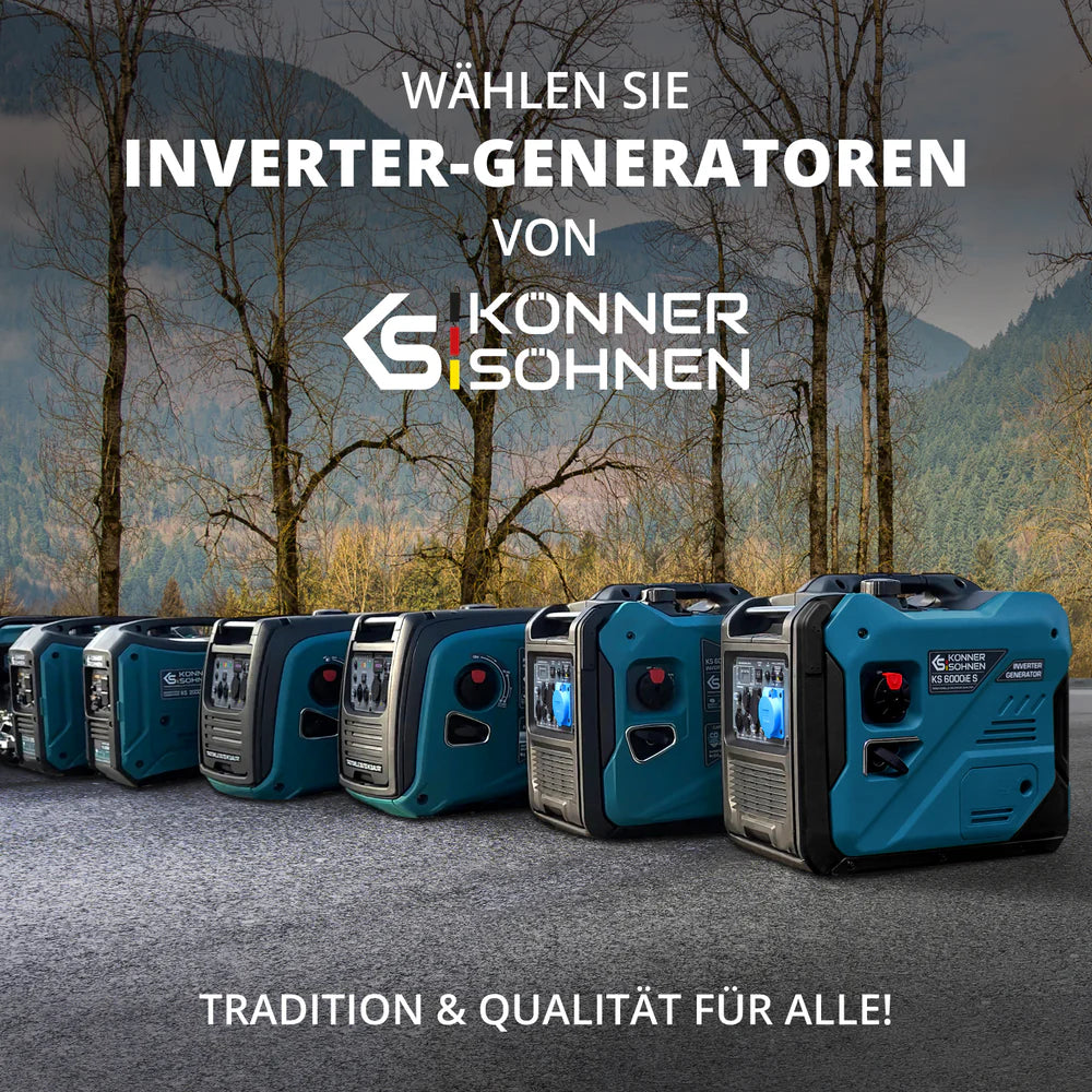 "Könner & Söhnen" Inverter-Generator KS 5500iE S - 5kW Nennleistung - 230V