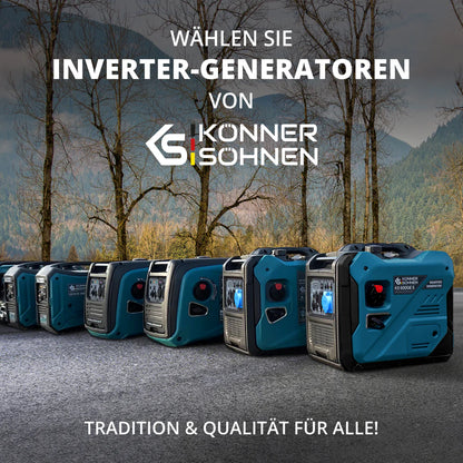 "Könner & Söhnen" Inverter-Generator KS 5500iE S - 5kW Nennleistung - 230V