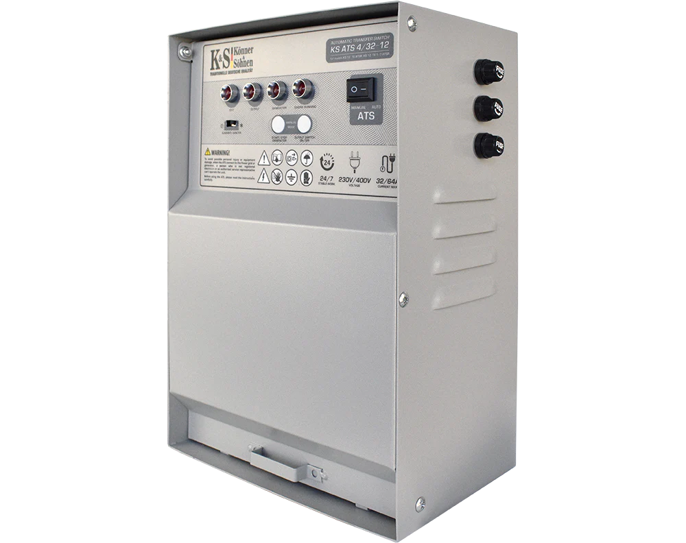 "Könner & Söhnen" Generator KS 12-1E 1/3 ATSR - 8/11.25 kVA Nennleistung - Benzinmotor - 230/400V