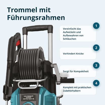 "Könner & Söhnen" Hochdruckreiniger KS PW160V-BL