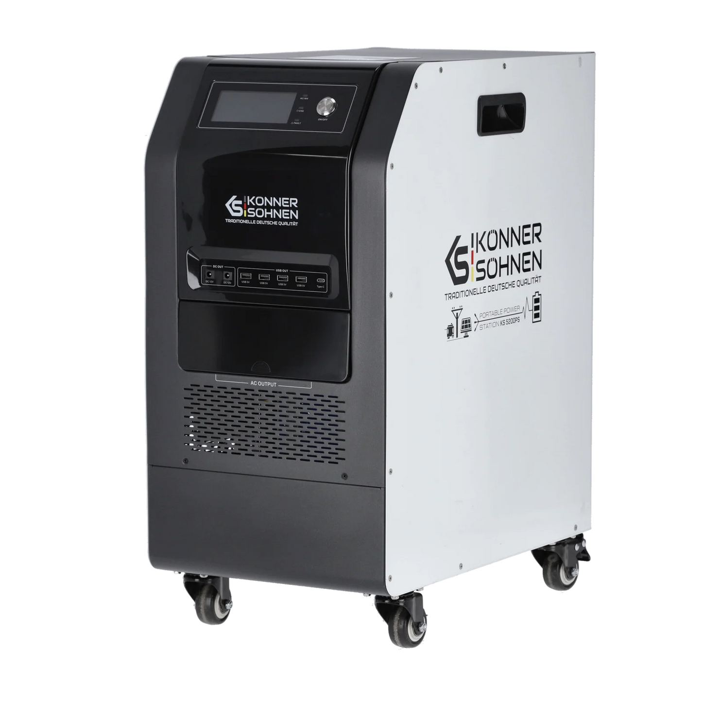 "Könner & Söhnen" Tragbare 3-in-1 Powerstation KS 5200PS - 5120Wh