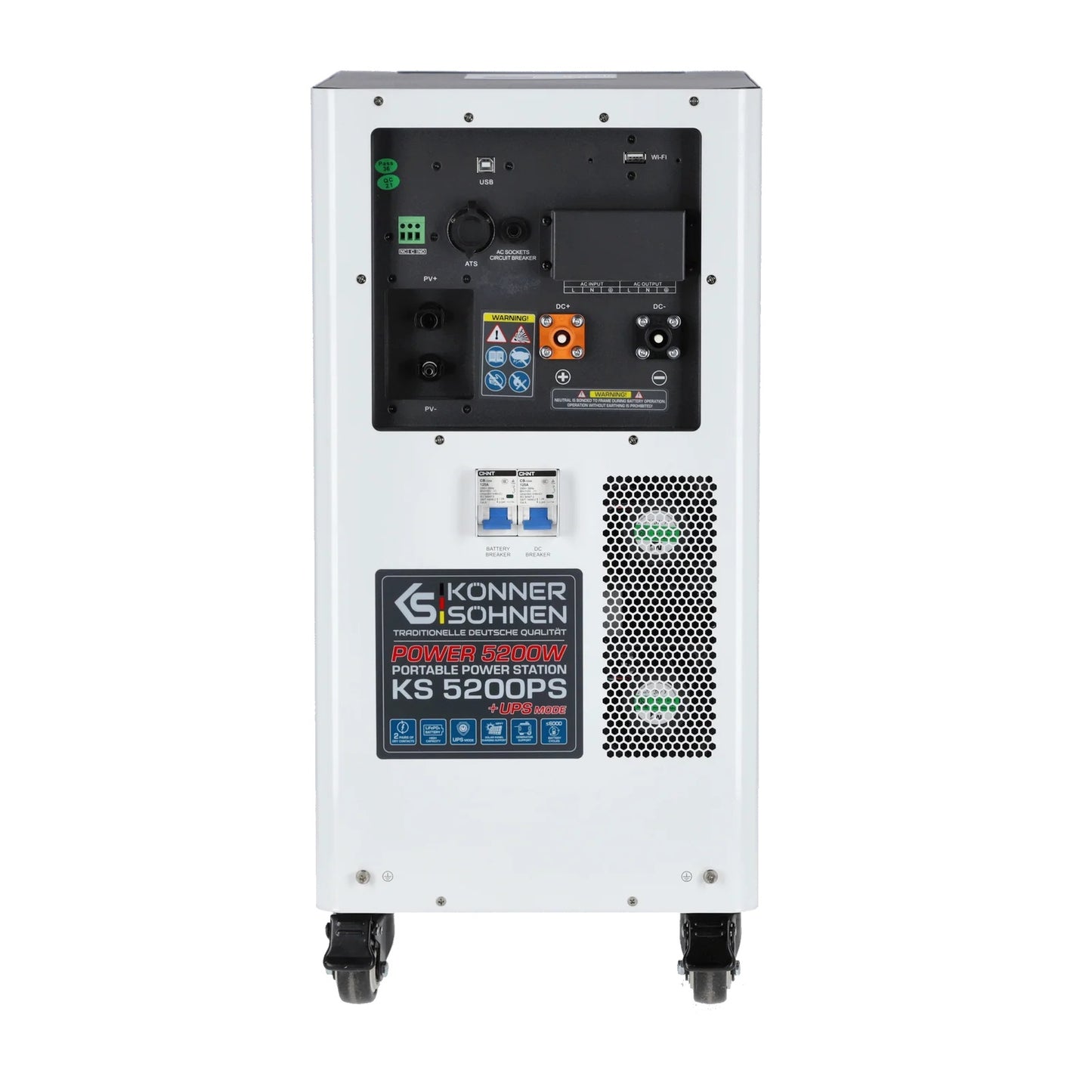 "Könner & Söhnen" Tragbare Powerstation KS 5200PS - 5120Wh