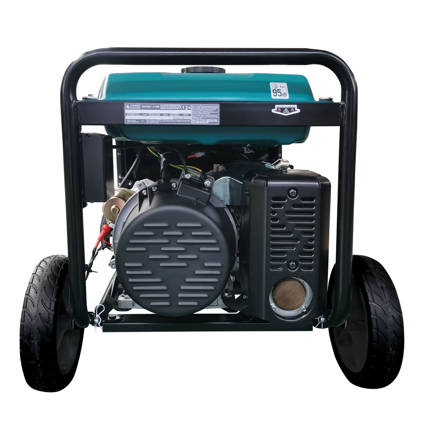 "Könner &amp; Söhnen" Inverter Generator KS 8100iE 1/3 ATSR - 8kW Rated Power (230/400V available without switching losses) - Petrol Engine