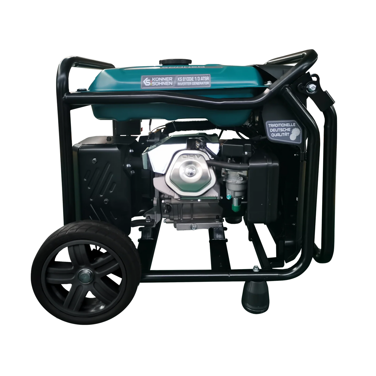 "Könner &amp; Söhnen" Inverter Generator KS 8100iE 1/3 ATSR - 8kW Rated Power (230/400V available without switching losses) - Petrol Engine