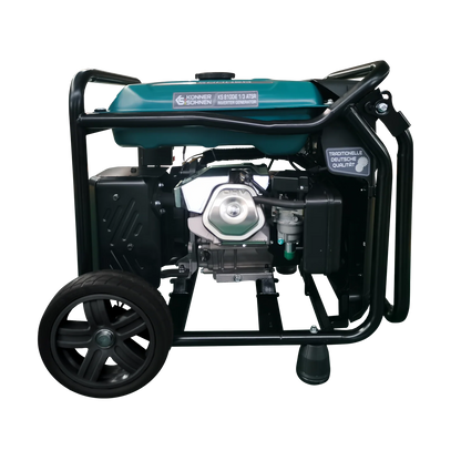 "Könner &amp; Söhnen" Inverter Generator KS 8100iE 1/3 ATSR - 8kW Rated Power (230/400V available without switching losses) - Petrol Engine