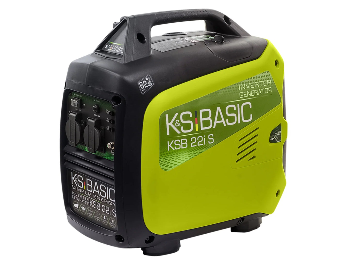 "Könner & Söhnen" Inverter-Generator KSB 22i S - 1.8kW Nennleistung - Benzinmotor - 230V