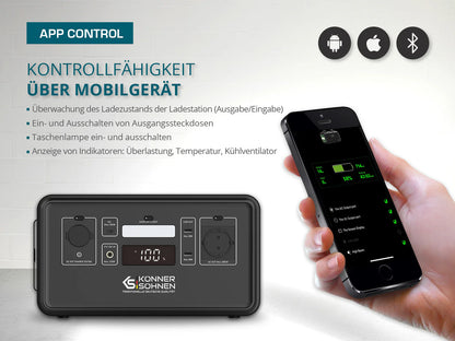 "Könner & Söhnen" Tragbare Powerstation LifePO4 KS 300PS - 294Wh