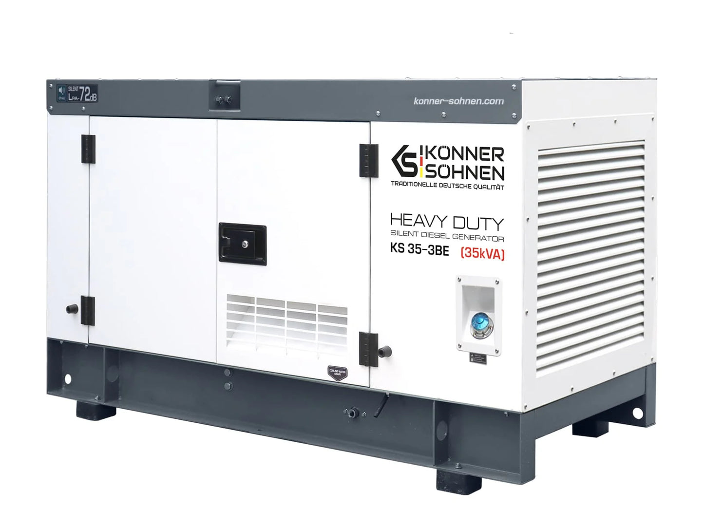 "Könner & Söhnen" Diesel-3-Phasen-Generator KS 35-3BE - 32 kVA Nennleistung - Dieselmotor - 230/400V