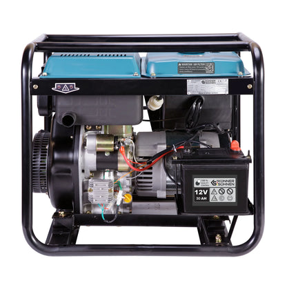 "Könner & Söhnen" Inverter-Generator KS 6100HDE (EURO V) - 5kW Nennleistung - Dieselmotor - 230V