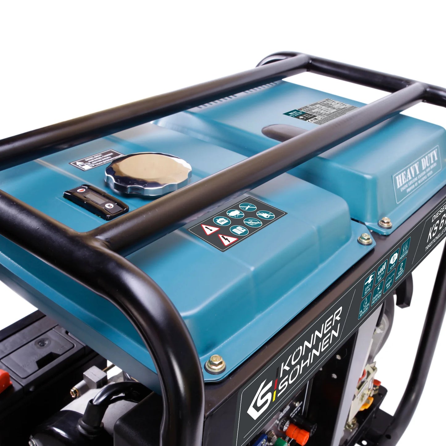 "Könner & Söhnen" Inverter-Generator KS 6100HDE (EURO V) - 5kW Nennleistung - Dieselmotor - 230V