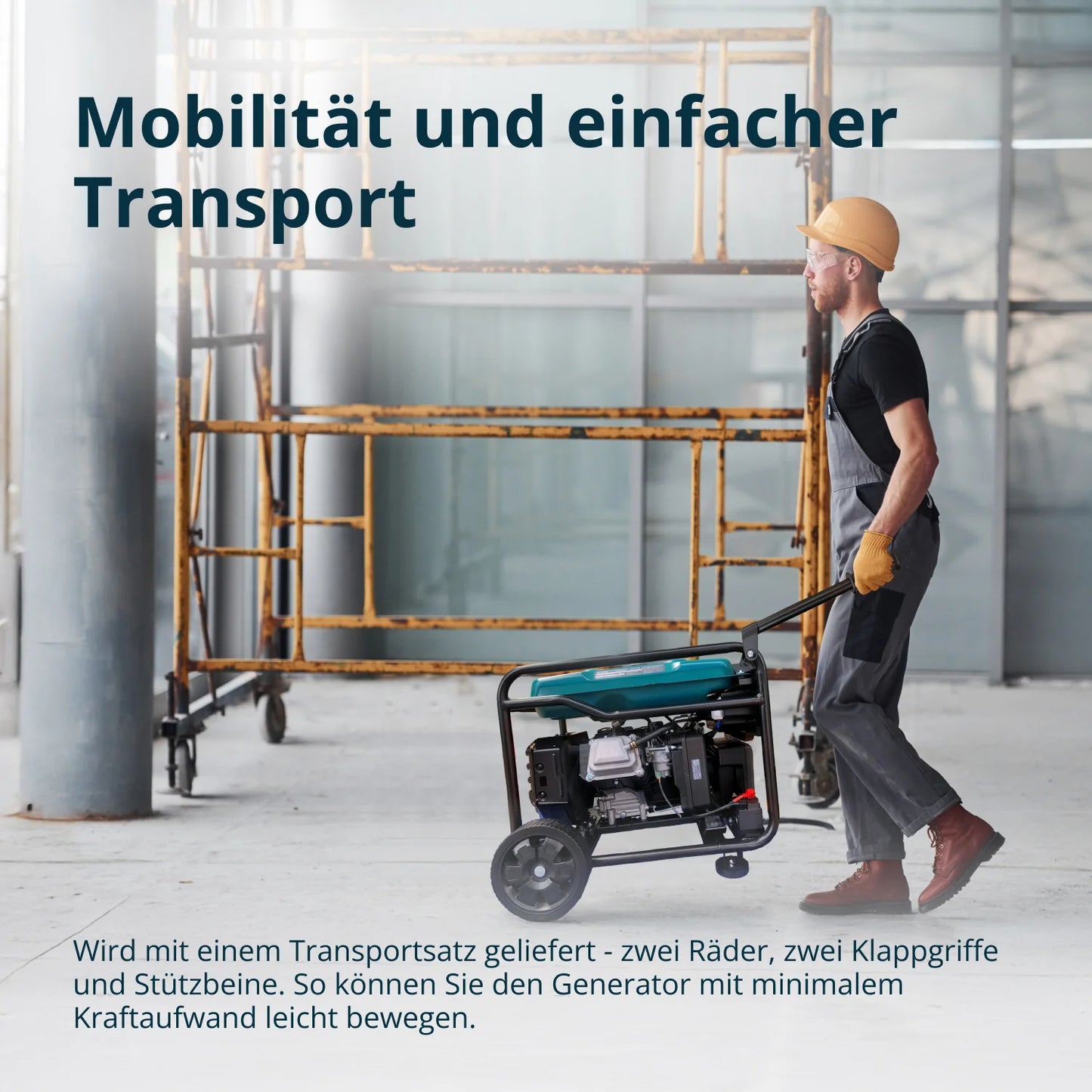 "Könner & Söhnen" Inverter Generator KS 6500iE - 6kW Nennleistung - Benzinmotor - 230V