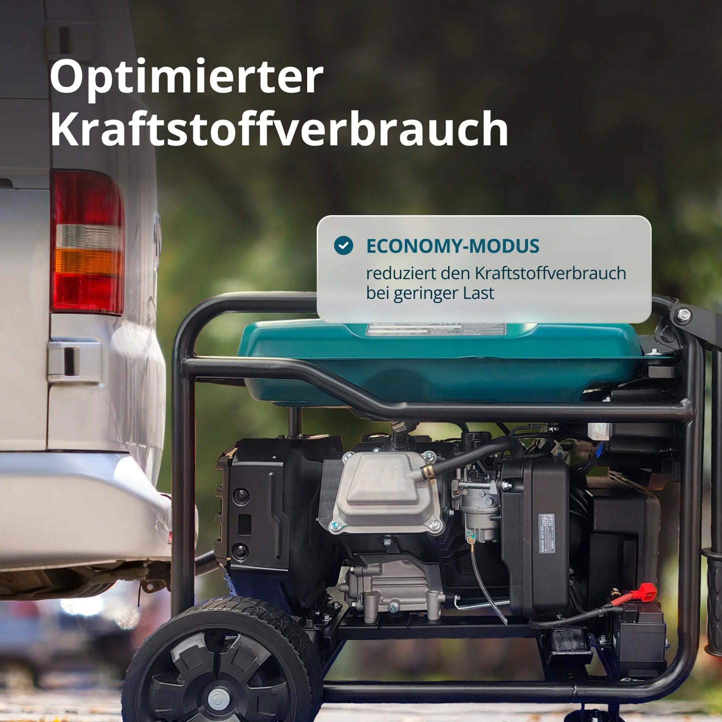 "Könner & Söhnen" Inverter Generator KS 6500iE - 6kW Nennleistung - Benzinmotor - 230V