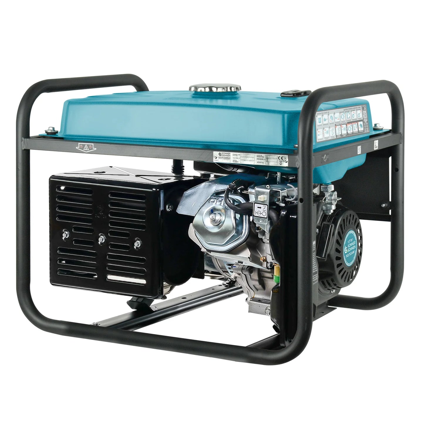 "Könner & Söhnen" Inverter-Generator KS 7000E 1/3 - 5kW Nennleistung - Benzinmotor - 230/400V