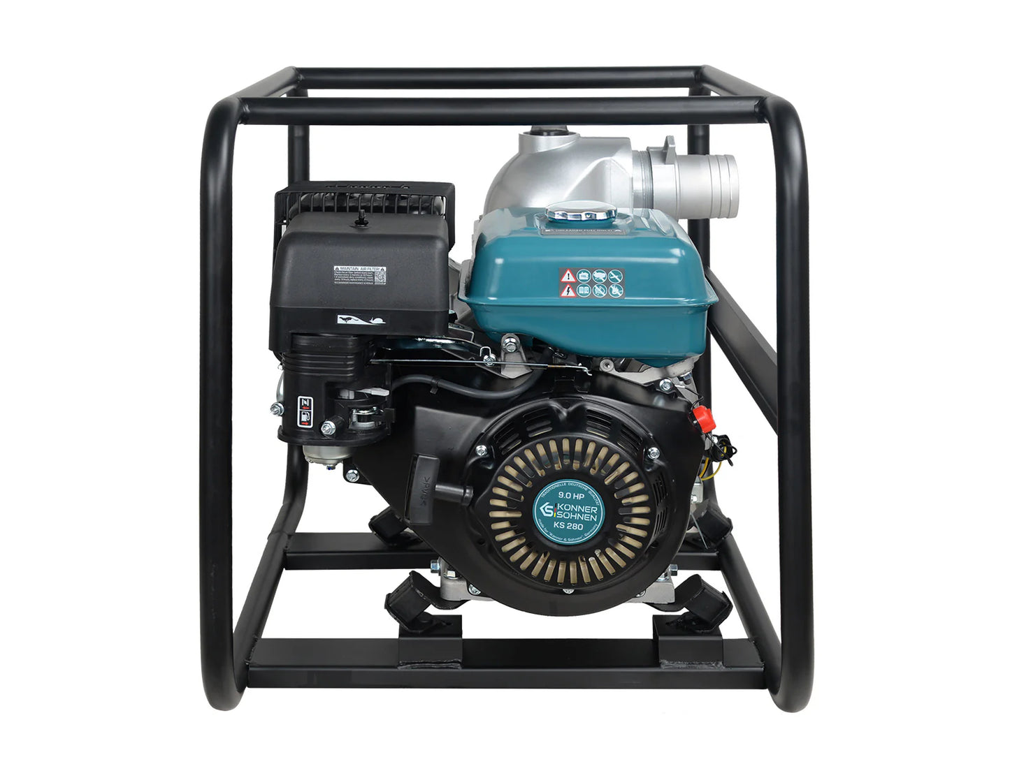 "Könner & Söhnen" Motorpumpe für Schlammwasser KS 80MW - Saughöhe 7m - Förderhöhe 20m