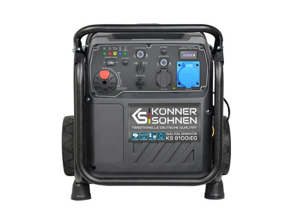 "Könner & Söhnen" LPG/Benzin-Inverter-Generator KS 8100iEG - 8kW Nennleistung - Gas-/Benzinmotor