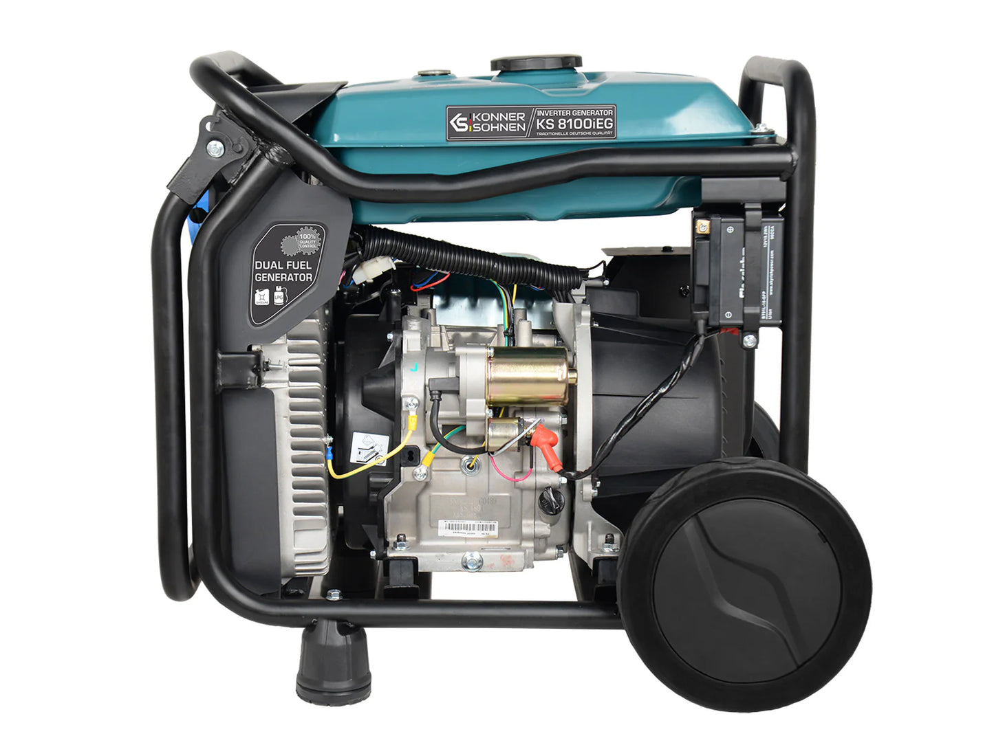 "Könner & Söhnen" LPG/Benzin-Inverter-Generator KS 8100iEG - 8kW Nennleistung - Gas-/Benzinmotor