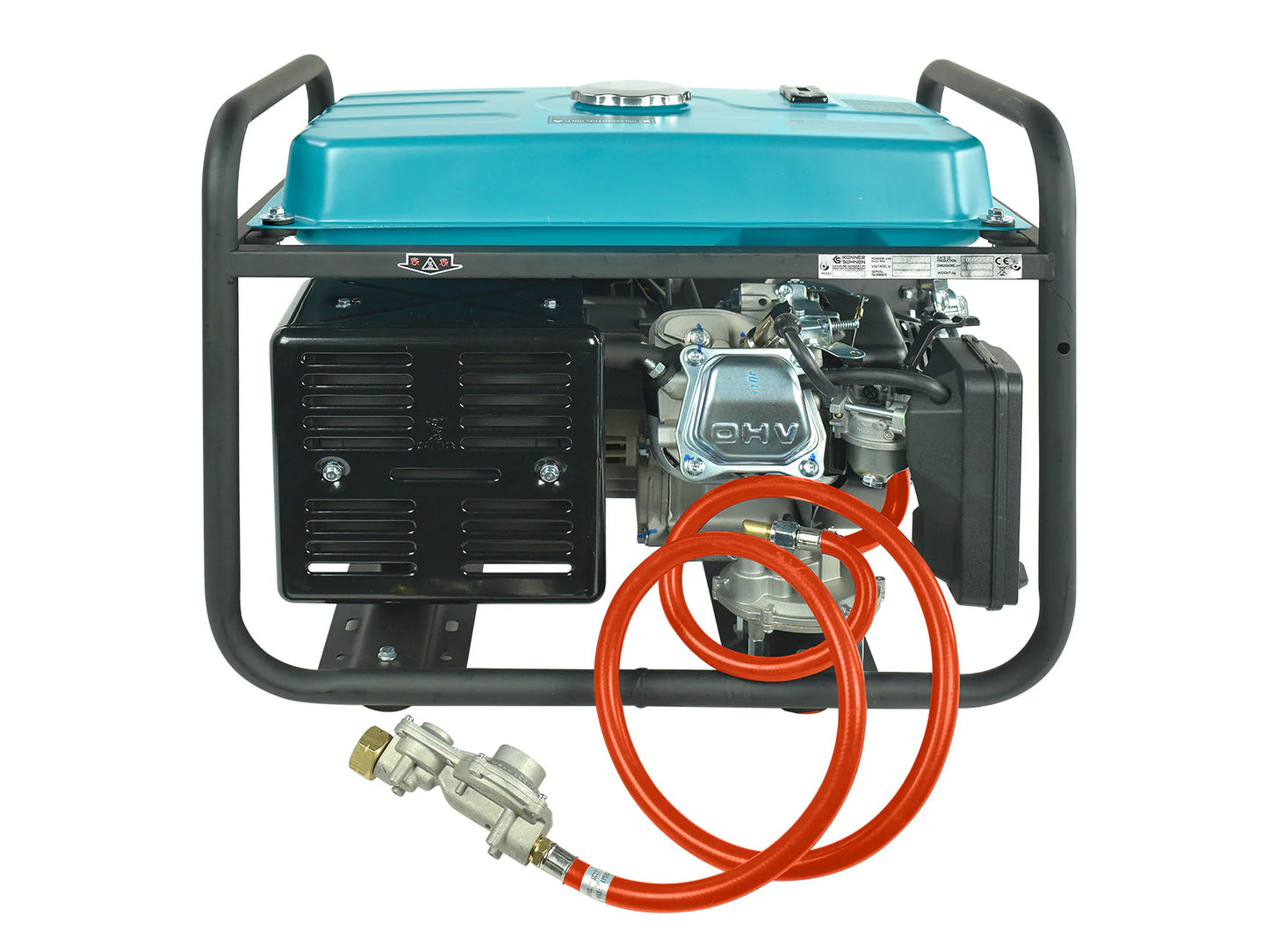 "Könner & Söhnen" LPG/Benzin-Generator KS 9000E G - 6kW Nennleistung - Benzin- (Gas-) Motor - 230V
