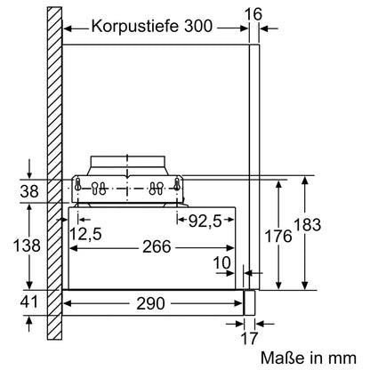 Bosch Dunstabzug DFL064A52 Flachschirm-Dunsthaube Serie 4 + DSZ4685 Griffleiste Edelstahl