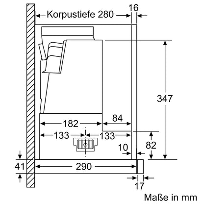 Siemens LI97RA561 iQ500 Flachschirm-Dunsthaube 90 cm Edelstahl + LZ49551 Edelstahl Anbaugriff