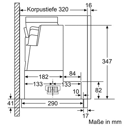 Siemens LI97RA561 iQ500 Flachschirm-Dunsthaube 90 cm Edelstahl + LZ49551 Edelstahl Anbaugriff