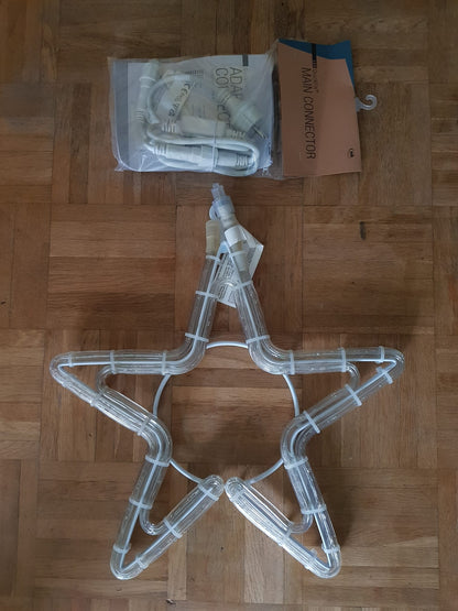 MK ILLUMINATION 160-018 LED Display Stern Ø 45cm 3W warmweiß inkl. Netzteil