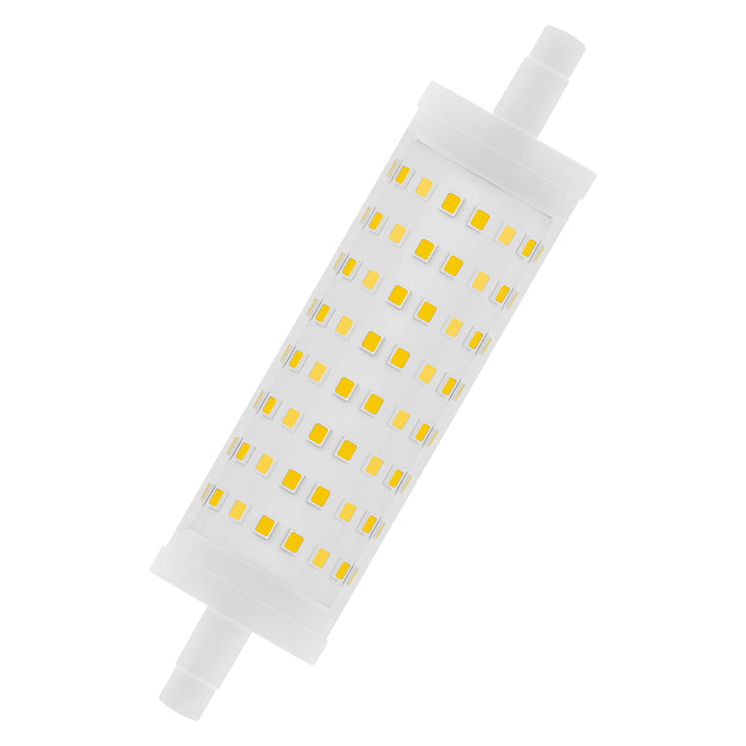 LEDVANCE LED Line 118 125 300° DIM P 15W 827 Clear R7s - Ersatz für herrkömmliche Stabsockellampen 15 anstelle 125W