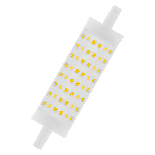 LEDVANCE LED Line 118 125 300° DIM P 15W 827 Clear R7s - Ersatz für herrkömmliche Stabsockellampen 15 anstelle 125W