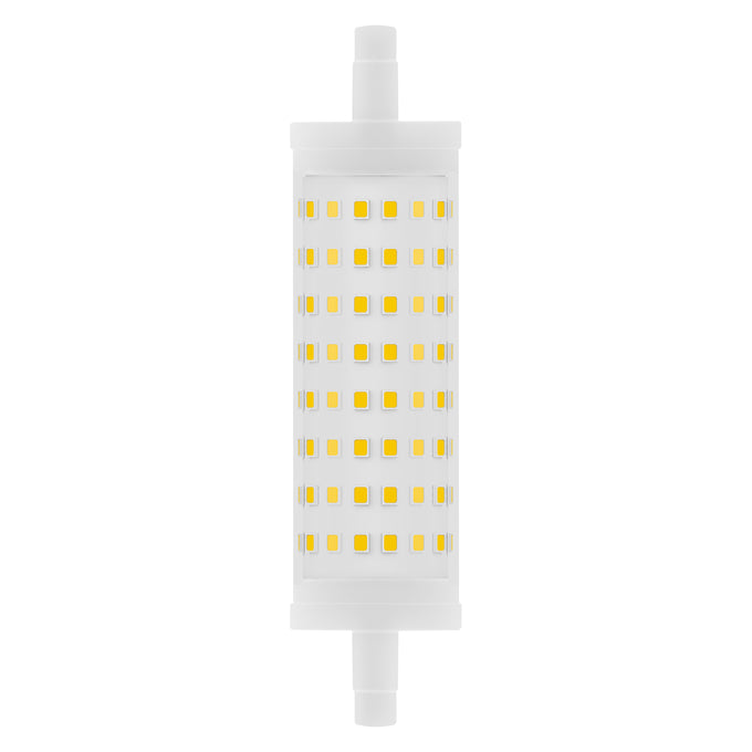 LEDVANCE LED Line 118 125 300° DIM P 15W 827 Clear R7s - Ersatz für herrkömmliche Stabsockellampen 15 anstelle 125W