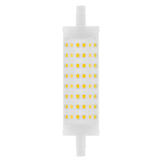 LEDVANCE LED Line 118 125 300° DIM P 15W 827 Clear R7s - Ersatz für herrkömmliche Stabsockellampen 15 anstelle 125W