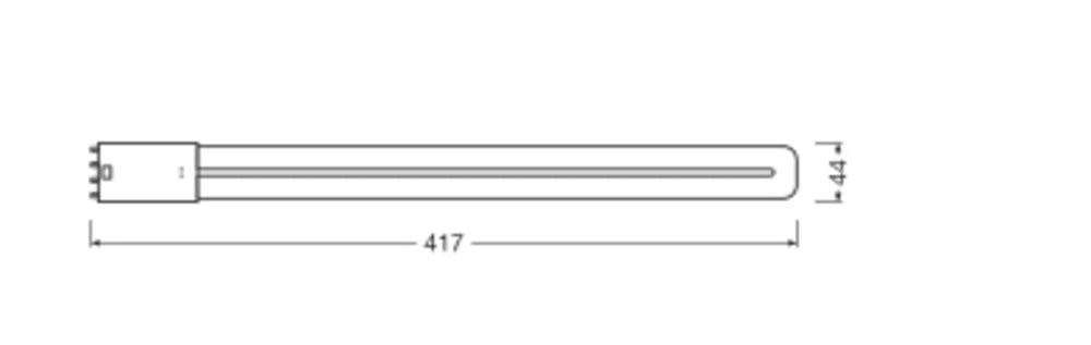 LEDVANCE DULUX LED L HF & AC MAINS V 18W 865 2G11