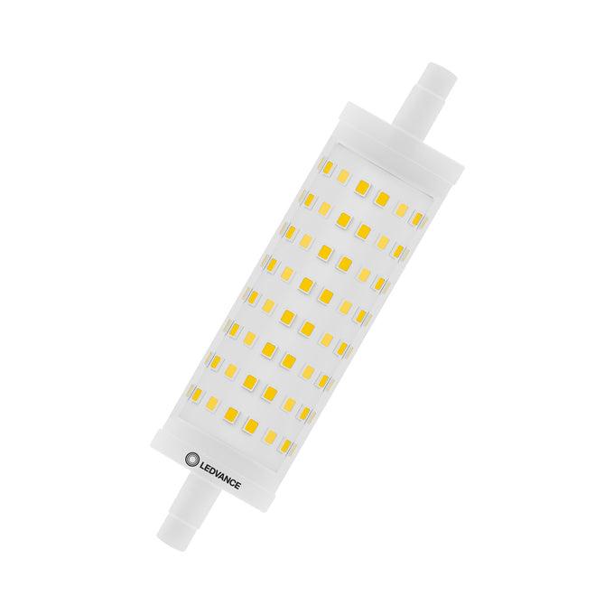 LEDVANCE LED Line 118 125 300° DIM P 15W 827 Clear R7s - Ersatz für herrkömmliche Stabsockellampen 15 anstelle 125W