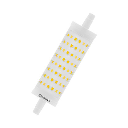LEDVANCE LED Line 118 125 300° DIM P 15W 827 Clear R7s - Ersatz für herrkömmliche Stabsockellampen 15 anstelle 125W