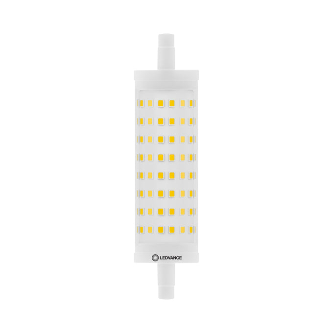 LEDVANCE LED Line 118 125 300° DIM P 15W 827 Clear R7s - Ersatz für herrkömmliche Stabsockellampen 15 anstelle 125W