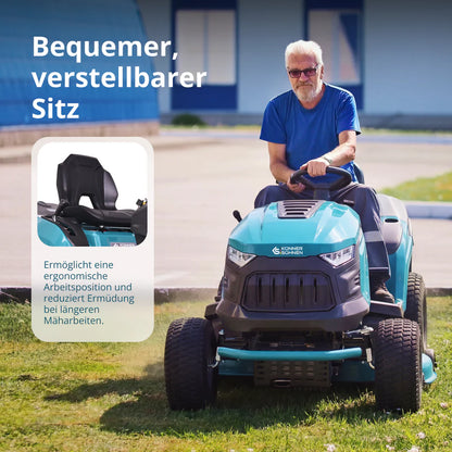 "Könner & Söhnen" Benzinrasentraktor KS 98TMG-H