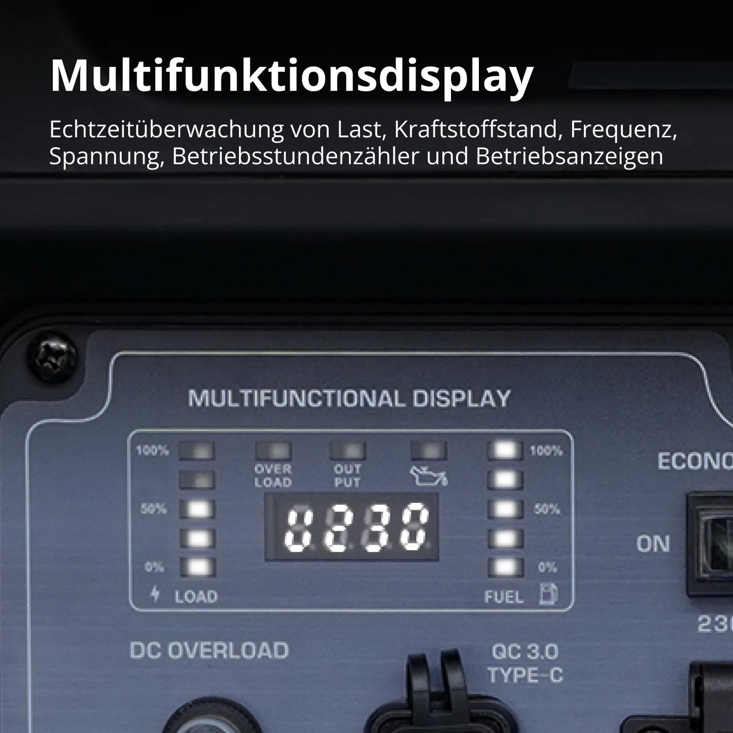"Könner & Söhnen" Inverter-Generator KS 6000iE S - 5kW Nennleistung - Benzinmotor - 230V
