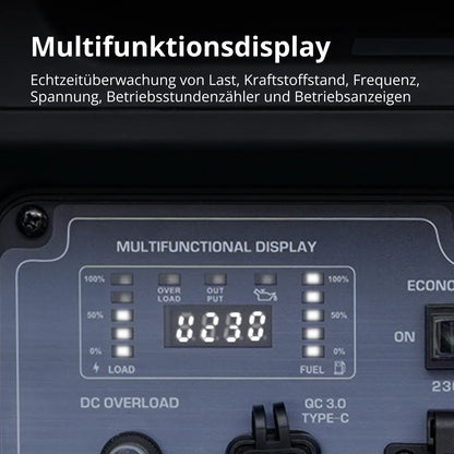 "Könner & Söhnen" Inverter-Generator KS 6000iE S - 5kW Nennleistung - Benzinmotor - 230V