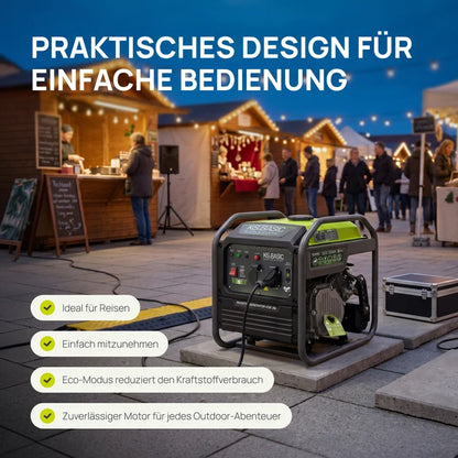 Neuheit: "Könner & Söhnen" Inverter-Generator KSB 36i 3.5kW Pnenn - Benzinmotor - 230V