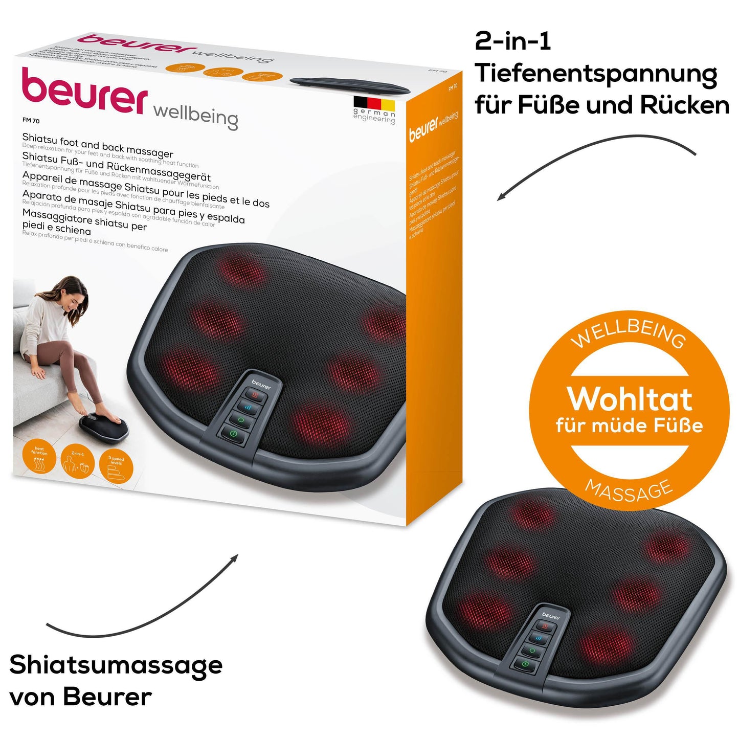 Beurer FM70 Comfort 10027 Fußmassage