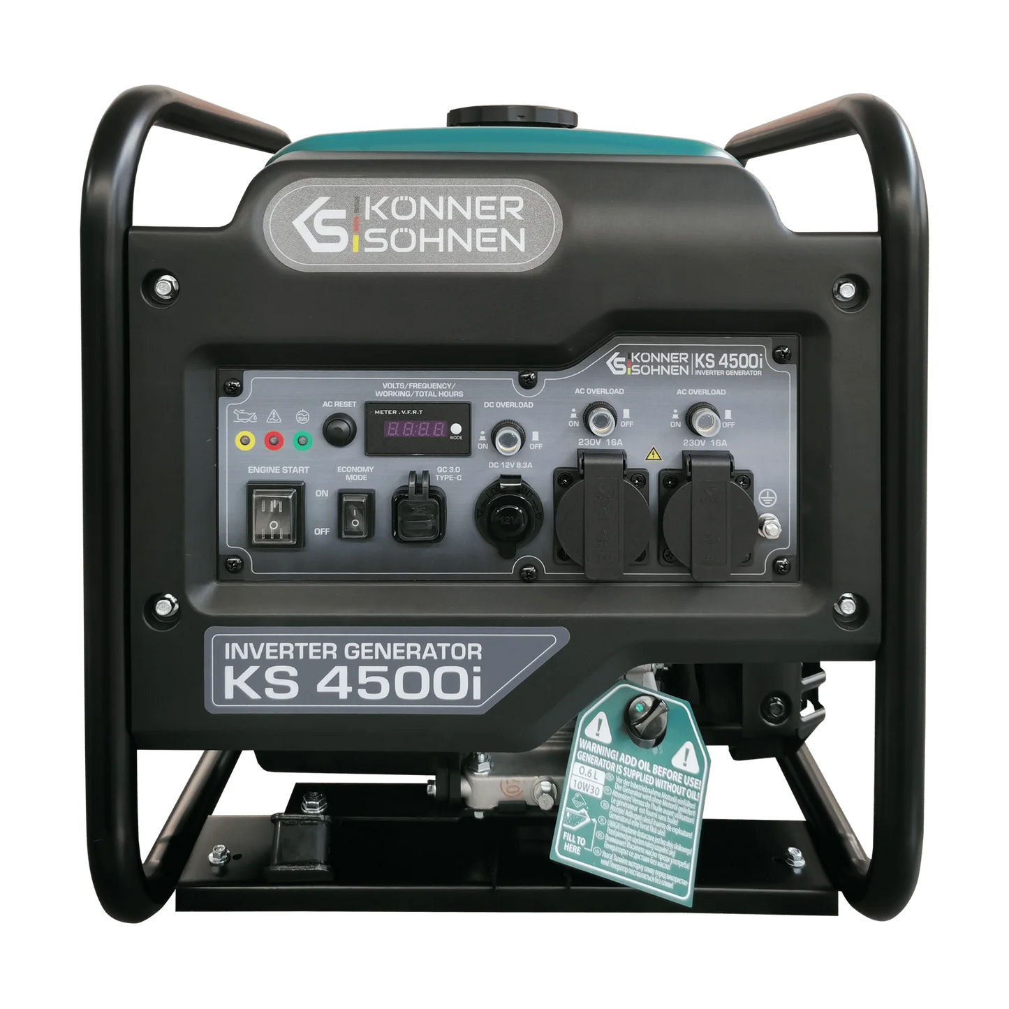"Könner & Söhnen" Inverter-Generator KS 4500i - 4.2kW Nennleistung - Benzinmotor - 230V