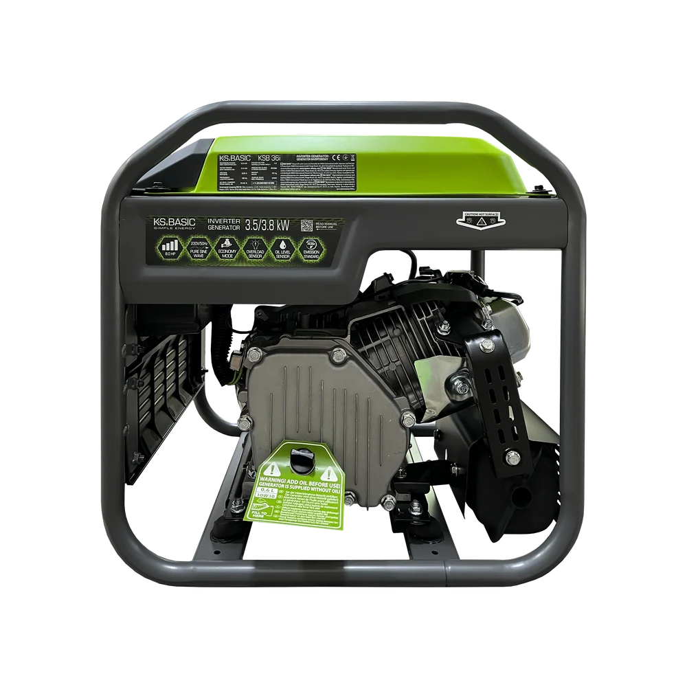 Neuheit: "Könner & Söhnen" Inverter-Generator KSB 36i 3.5kW Pnenn - Benzinmotor - 230V