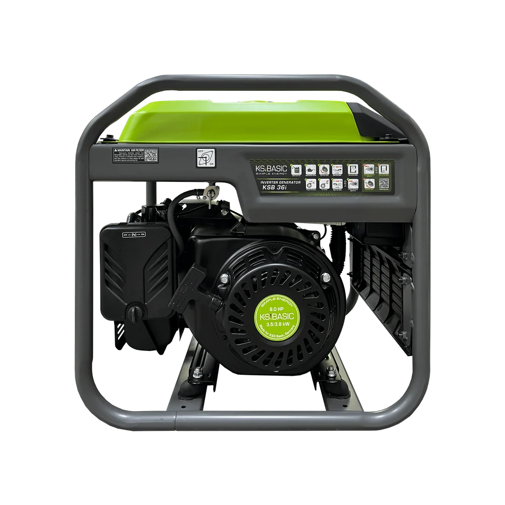 Neuheit: "Könner & Söhnen" Inverter-Generator KSB 36i 3.5kW Pnenn - Benzinmotor - 230V