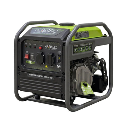 Neuheit: "Könner & Söhnen" Inverter-Generator KSB 36i 3.5kW Pnenn - Benzinmotor - 230V
