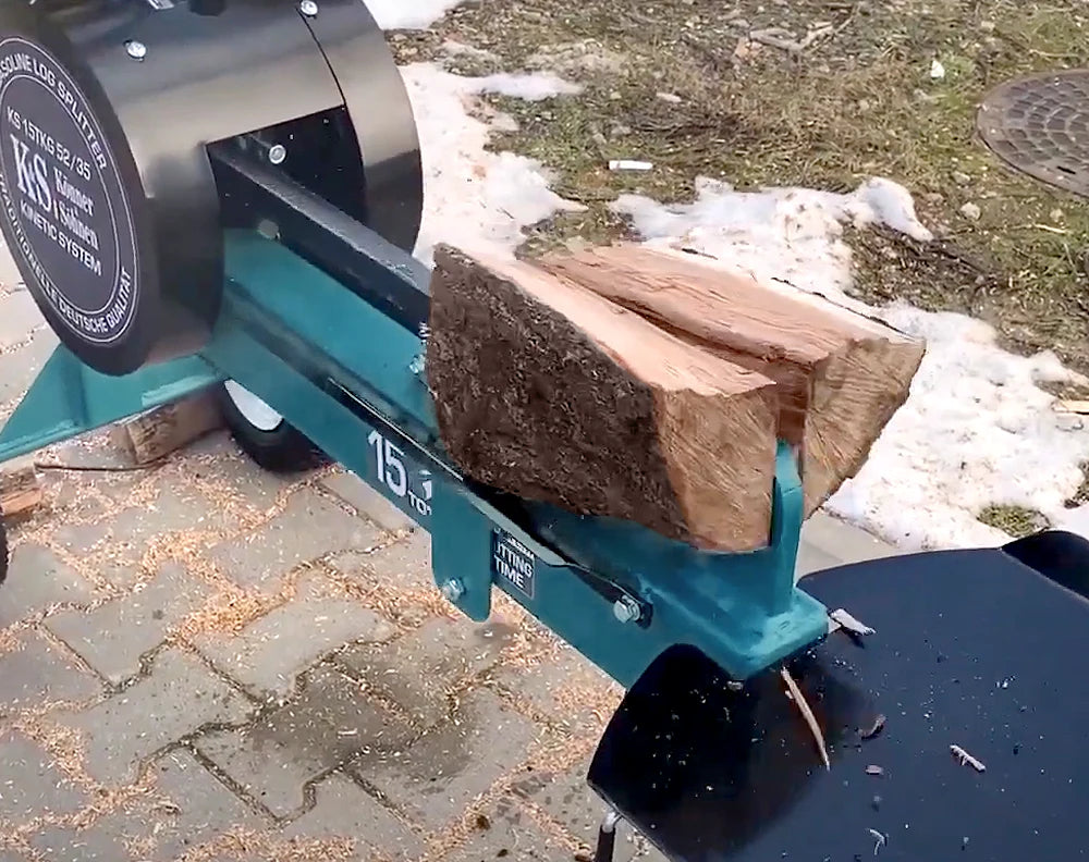 "Könner & Söhnen" Benzin-Holzspalter vom kinetischen Typ KS 15TKG 52/35