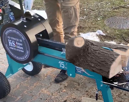"Könner & Söhnen" Benzin-Holzspalter vom kinetischen Typ KS 15TKG 52/35