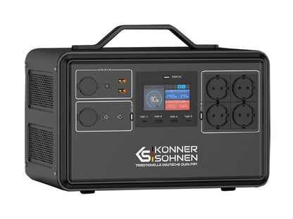 "Könner & Söhnen" Tragbare Powerstation KS 2400PS - 2240Wh