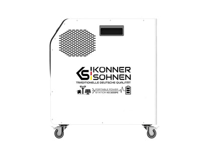 "Könner & Söhnen" Tragbare Powerstation KS 3000PS - 3200Wh