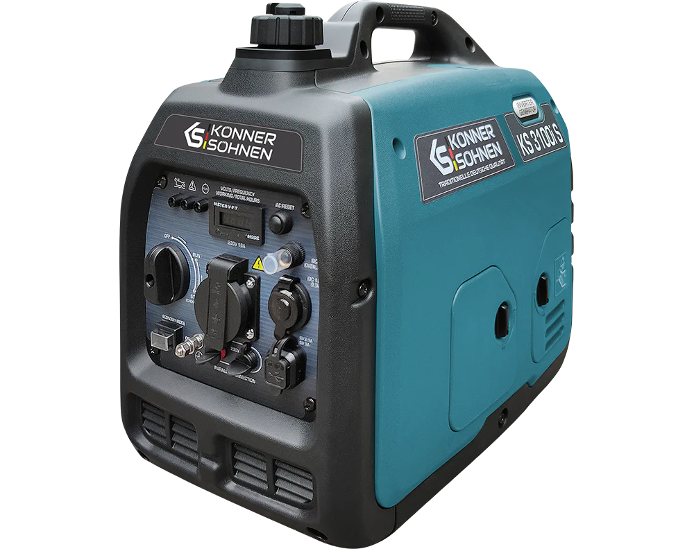"Könner & Söhnen" Inverter-Generator KS 3100i S - 2.8kW Nennleistung - Benzinmotor - 230V